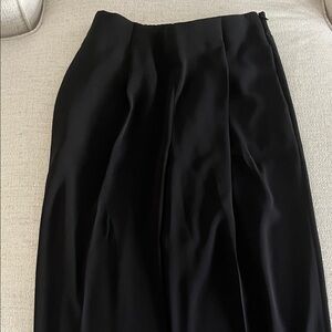 J. Crew Classic Black Wide Leg Dress Pants